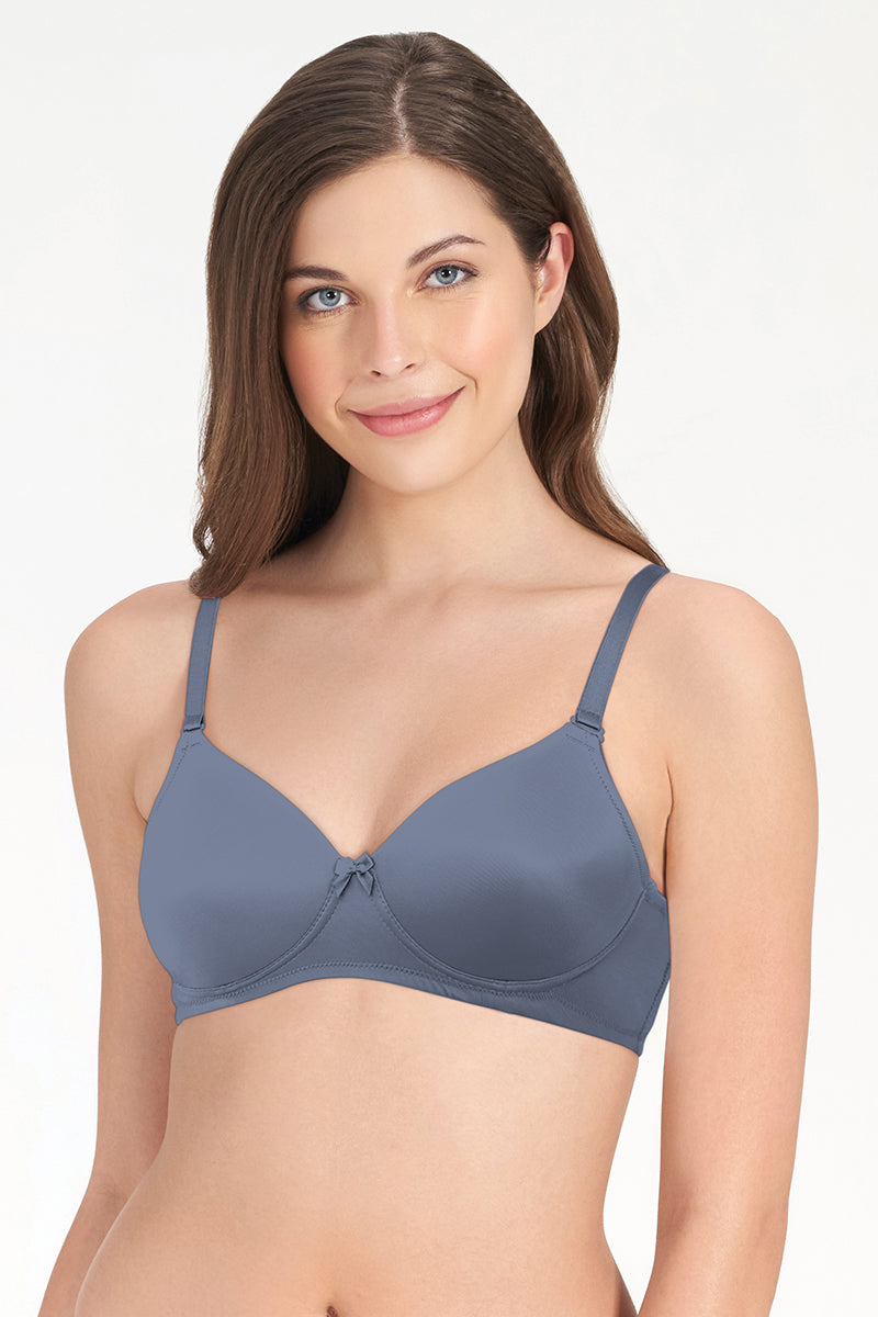 Smooth Charm Non-Wired Bra 32C / Tempest - amanté Bra