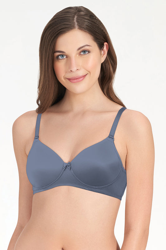 Smooth Charm Non-Wired Bra 32C / Tempest - amanté Bra