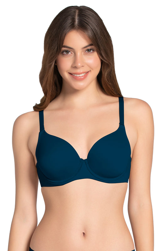Smooth Moves Wired Bra 32B / Gibraltar Blue - amanté Bra