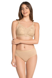 Amante Solid Non Padded Non-Wired Full Coverage Slip-On Bra