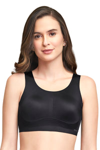 Skins Scoop Neck Bra S / Black - amanté Bra thumbnail 1