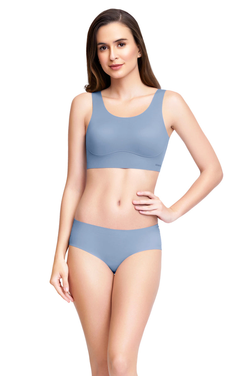 Skins Scoop Neck Bra  - amanté Bra - Image 3 of 6