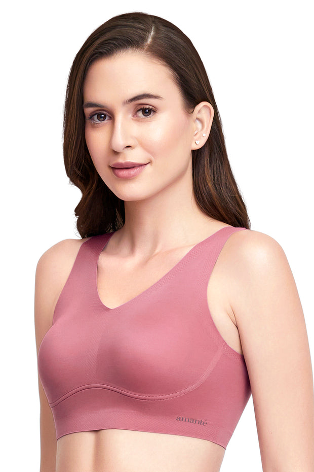 Buy Every De By Amante Solid Non Padded Wirefree Essential Super Support  Bra EB009 - Bra for Women 12251554