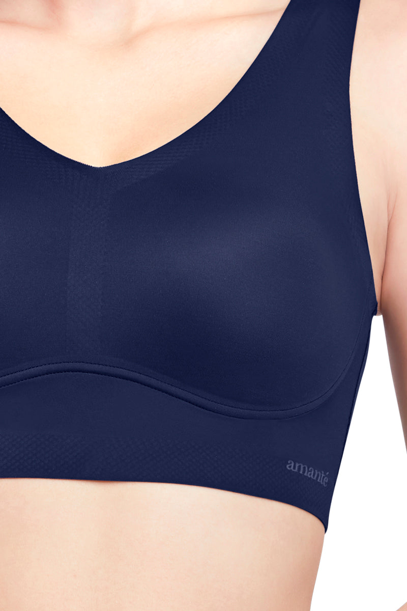 Skins V-Neck Bra  - amanté Bra - Image 5 of 6