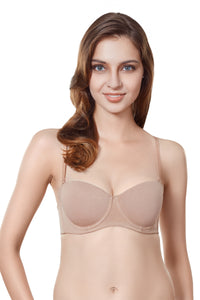 Cotton Multiway Bra 32B / Sandalwood - amanté Bra thumbnail 1