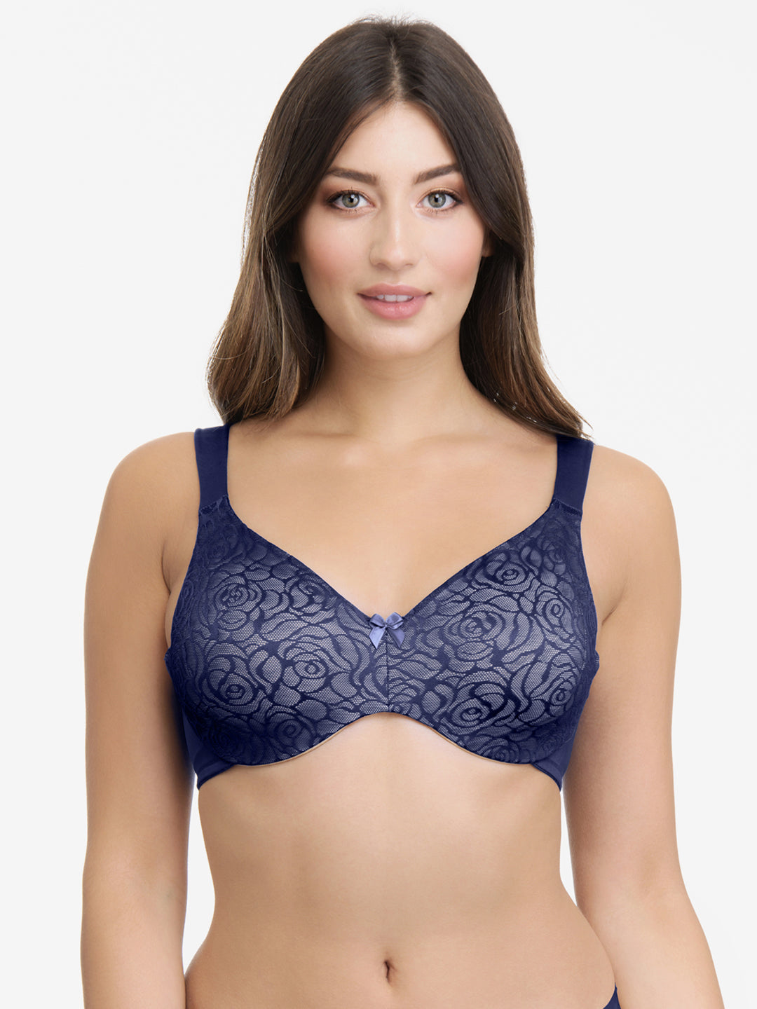 Perfect Profile Minimizer Bra 40D / Inky Blue - amanté Bra