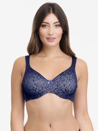 Perfect Profile Minimizer Bra 40D / Inky Blue - amanté Bra thumbnail 16