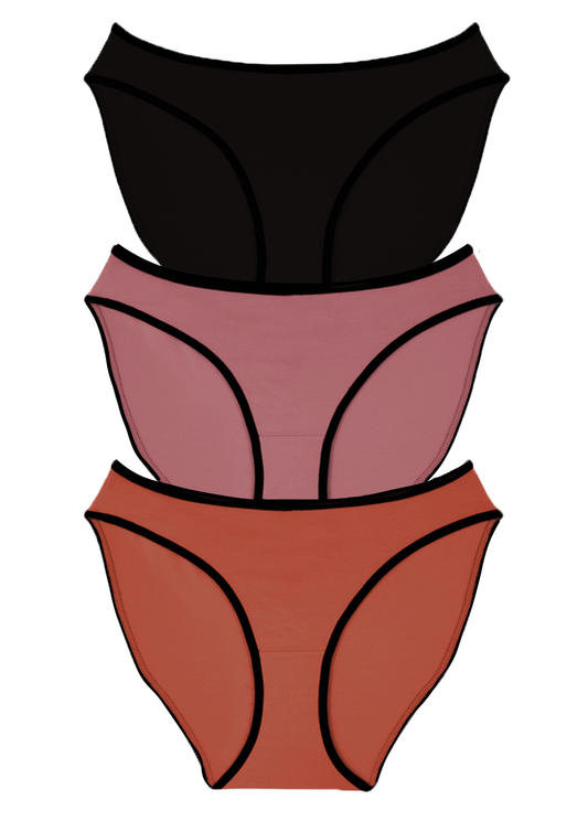 Every de Cotton Bikini Brief Combo 8 S / Assorted - amanté Panty