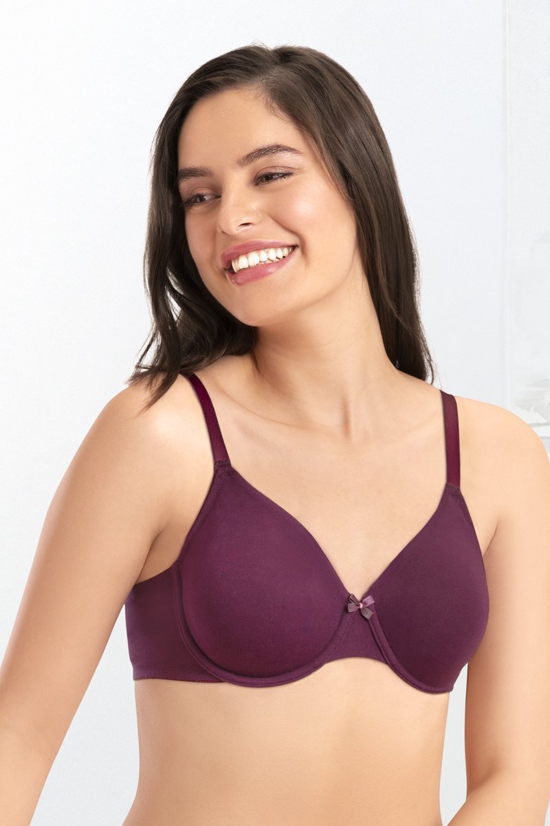 Every de Cotton Embrace Full Cover Bra 32D / Pickled Beet - amanté Bra