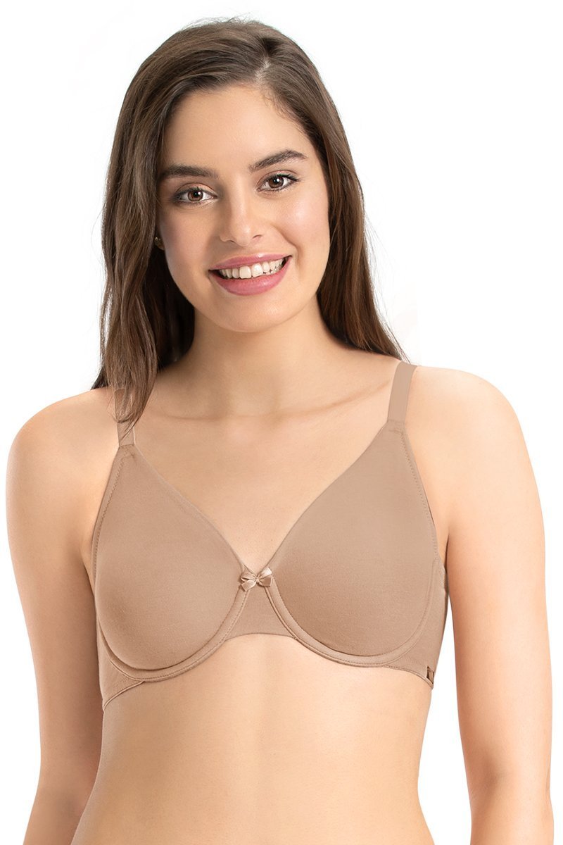 Every de Cotton Embrace Full Cover Bra 32C / Sandalwood - amanté Bra - Image 5 of 10