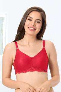 Contour Charm Bra 32B / Crimson - amanté Bra thumbnail 9