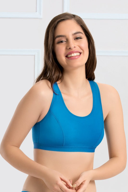Lounge Essentials Bra S / Mykonos Blue - amanté Bra