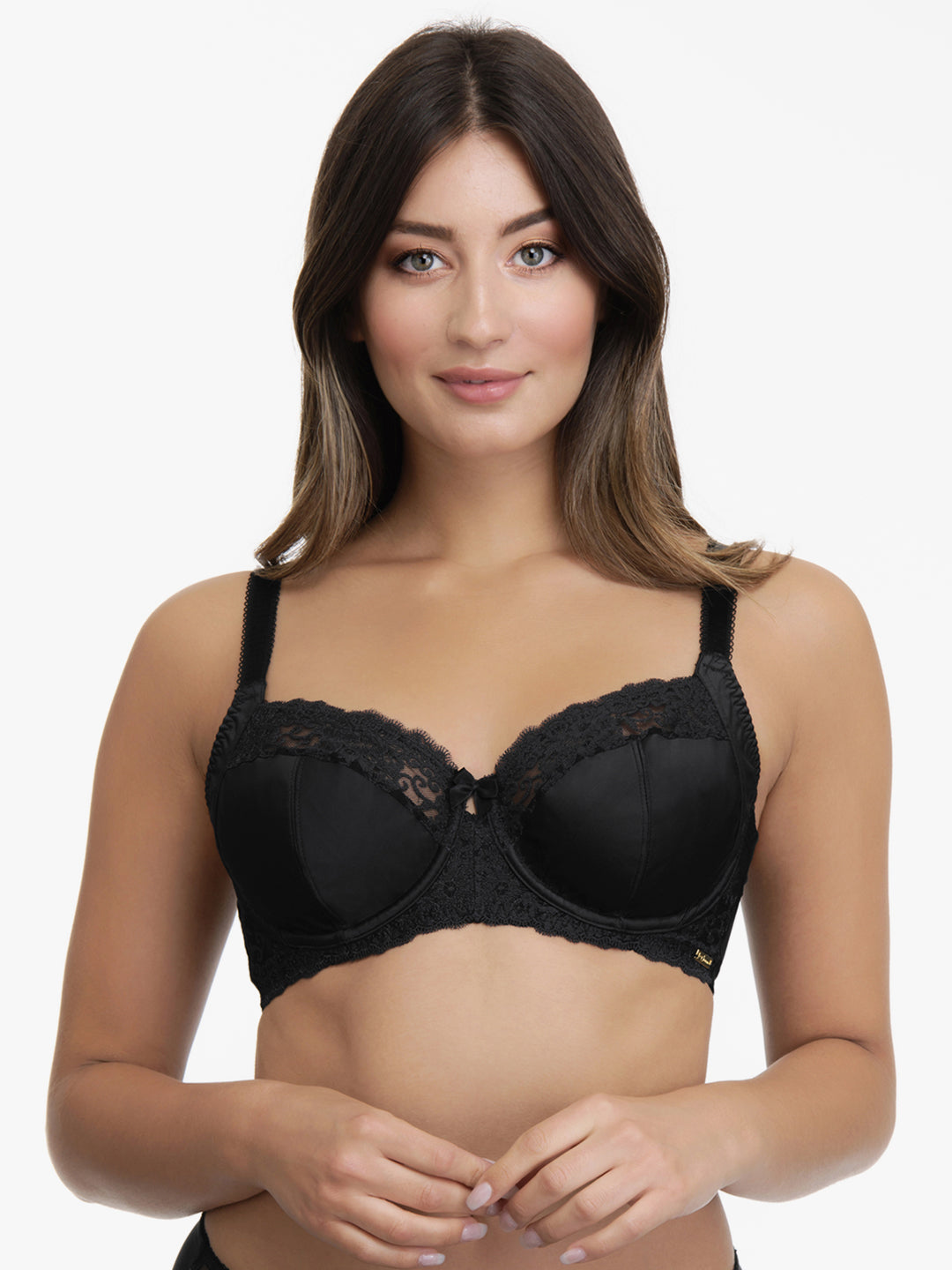 Vintage Floral Bra 42C / Black - amanté Bra - Image 1 of 5
