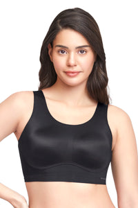 Skins Support Scoop Neck Bra M / Black - amanté Bra thumbnail 1