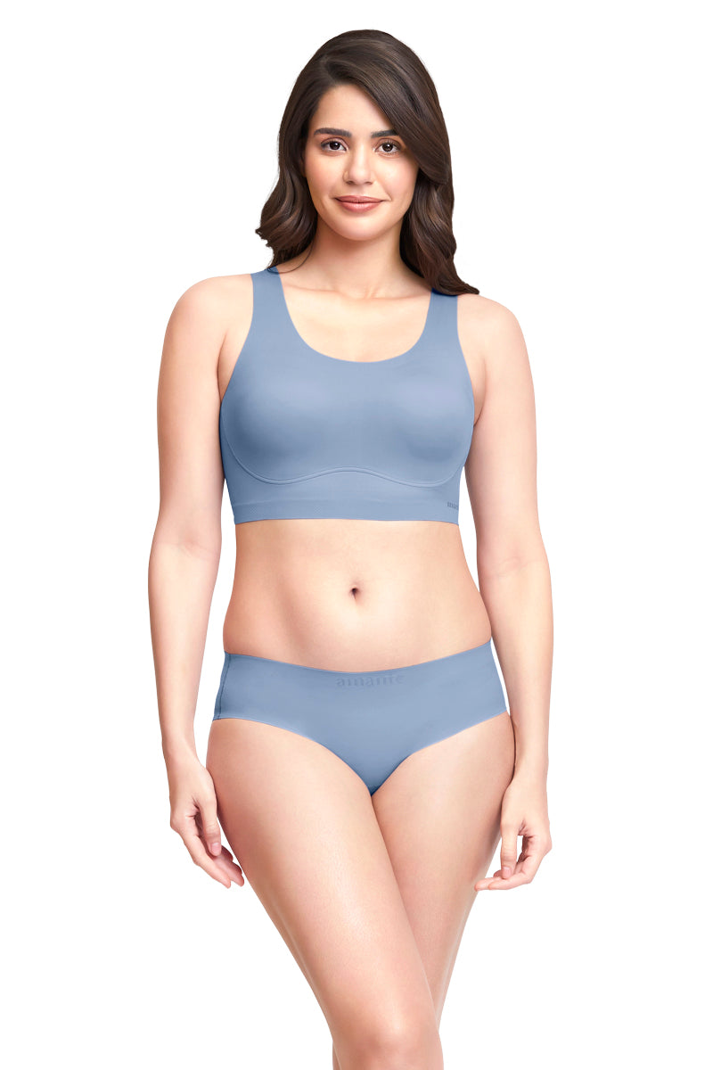 Skins Support Scoop Neck Bra  - amanté Bra - Image 4 of 6