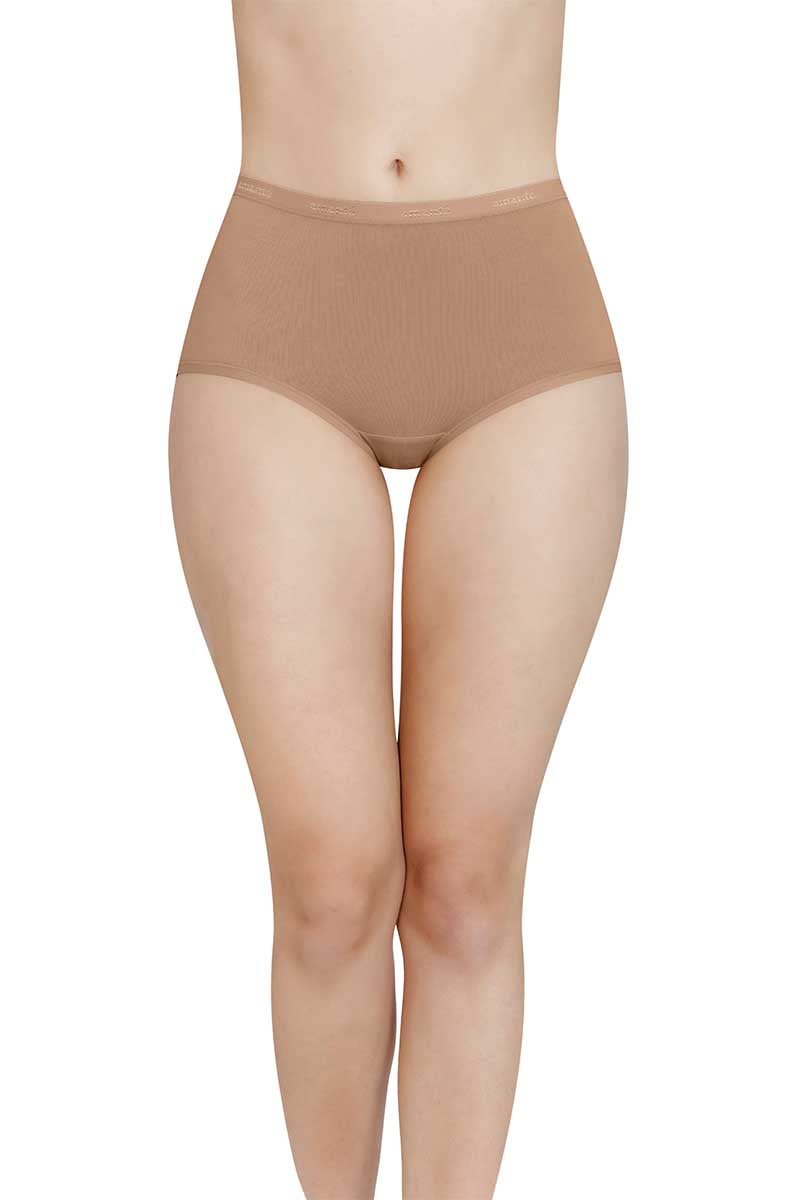 Cotton Full-Brief Solid Pack of 3 (Combo 6)  - amanté Pantie