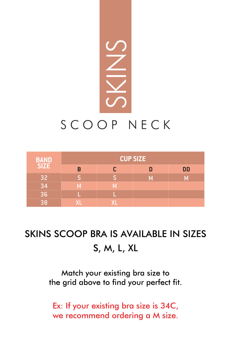 Skins Scoop Neck Bra  - amanté Bra
