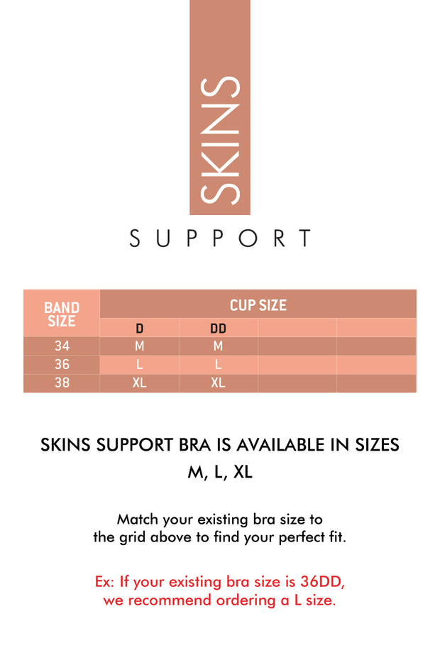 Skins Support Scoop Neck Bra  - amanté Bra