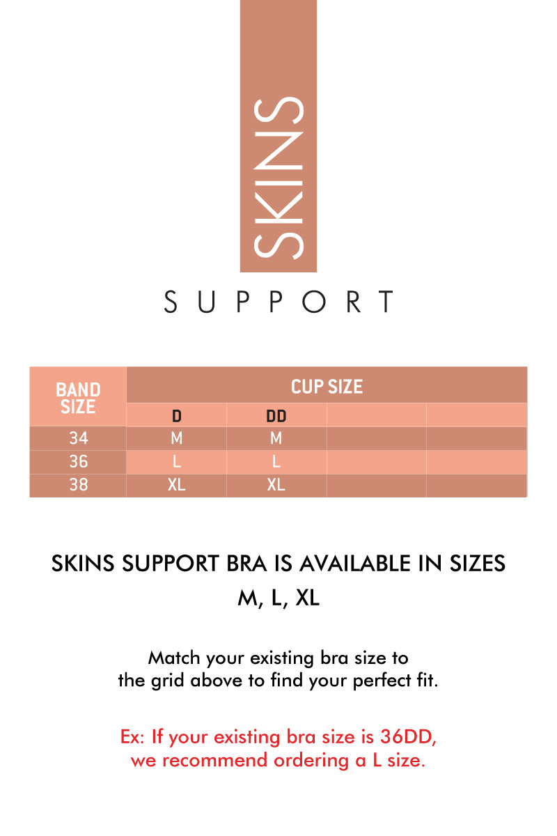 Skins Support Scoop Neck Bra  - amanté Bra - Image 6 of 6