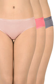 Classic Cotton Bikini Briefs - Wide Band S / C328 Solid - amanté Pantie