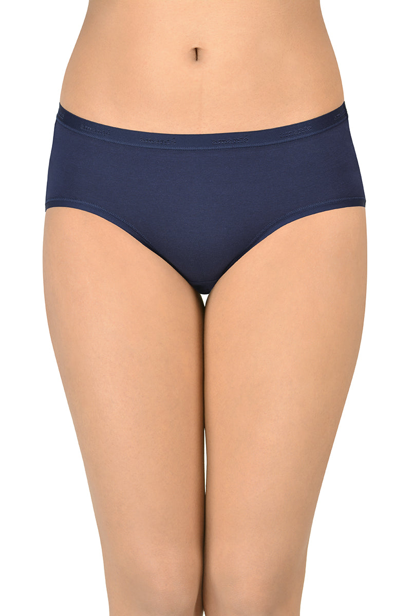 Cotton Hipster Brief Solid Pack of 3 (Combo 10)  - amanté Panty - Image 3 of 4