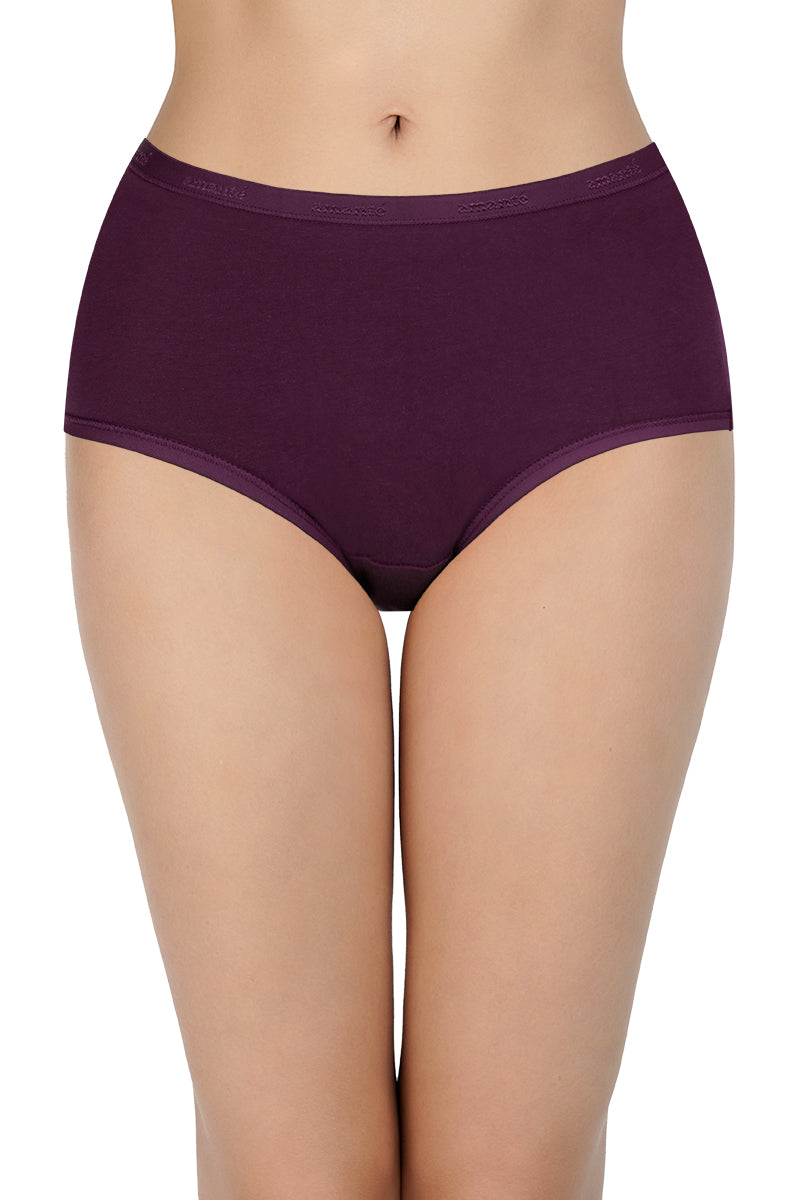 Cotton Full-Brief Solid Pack of 3 (Combo 4)  - amanté Pantie - Image 3 of 4
