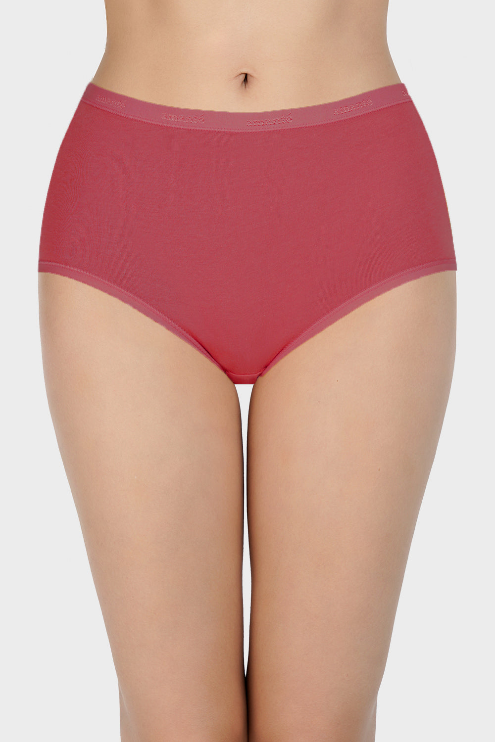 Cotton Full-Brief Solid Pack of 3 (Combo 5)  - amanté Pantie - Image 4 of 4