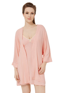 Comfy Cotton Sleep Robe  - amanté Sleepwear thumbnail 2