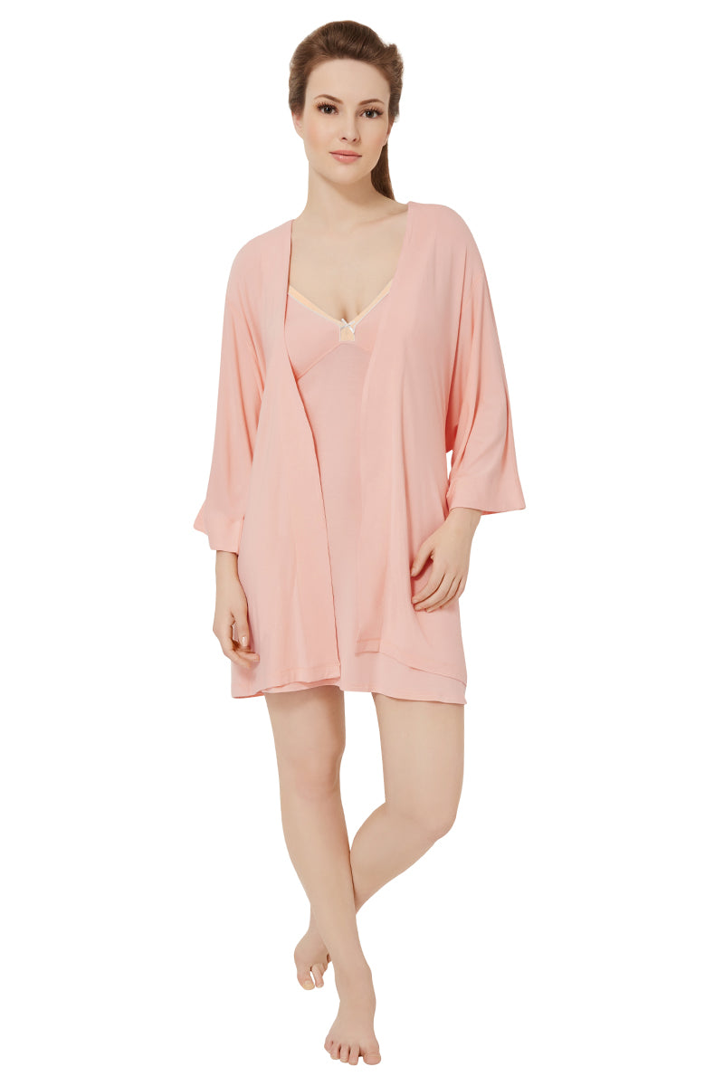 Comfy Cotton Sleep Robe  - amanté Sleepwear - Image 4 of 12