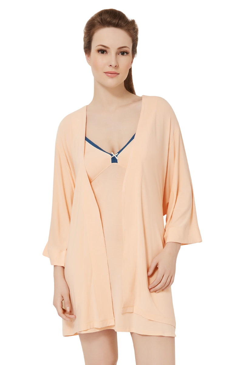 Comfy Cotton Sleep Robe  - amanté Sleepwear