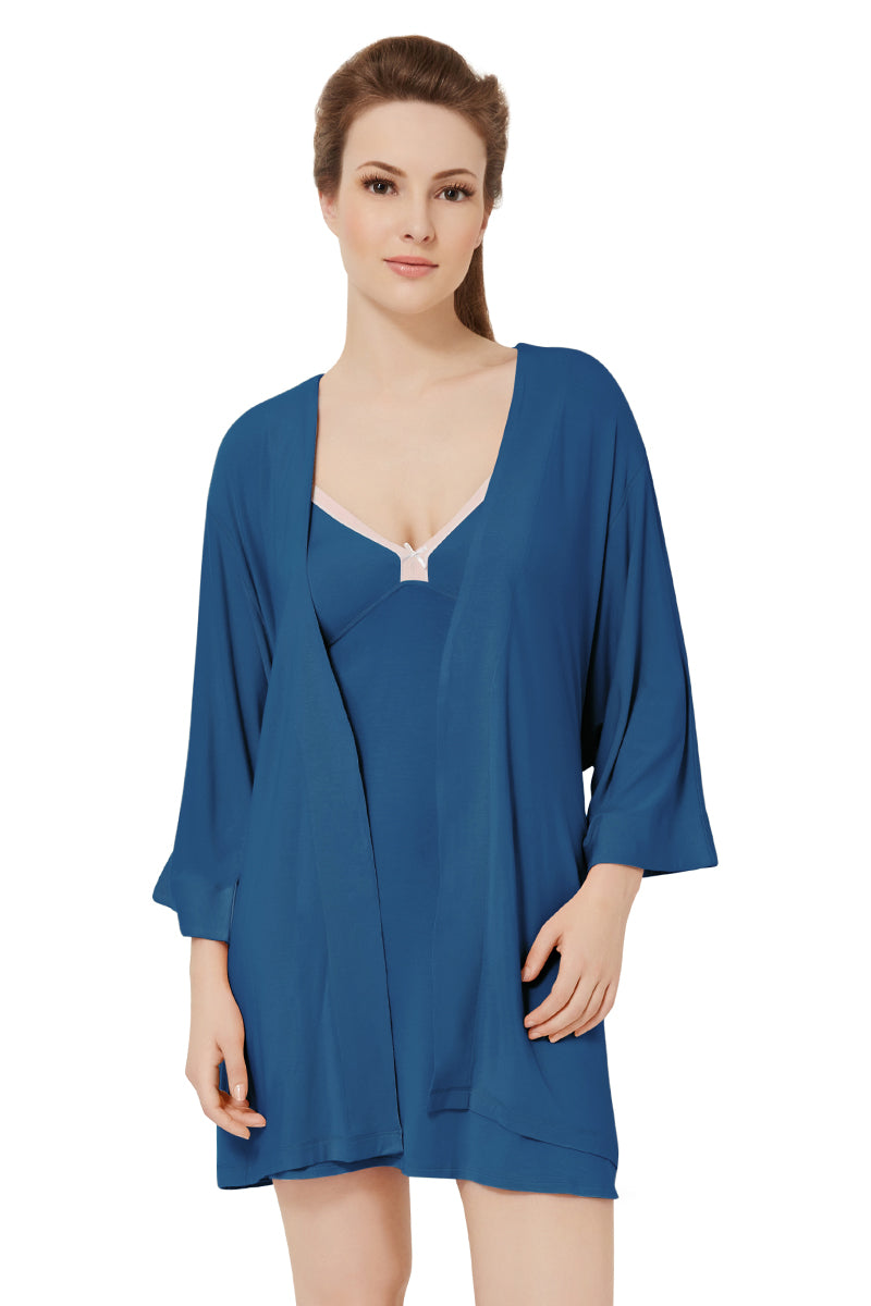 Comfy Cotton Sleep Robe  - amanté Sleepwear