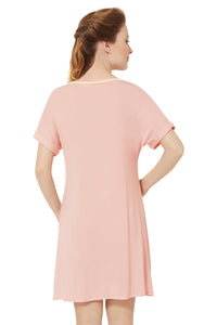 Comfy Cotton Sleep Dress  - amanté Sleepwear thumbnail 3