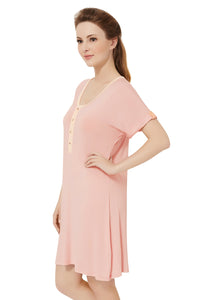 Comfy Cotton Sleep Dress  - amanté Sleepwear thumbnail 2