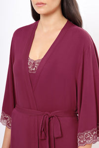 Lace Touch Sleep Robe  - amanté Sleepwear thumbnail 4