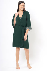 Lace Touch Sleep Robe  - amanté Sleepwear thumbnail 5