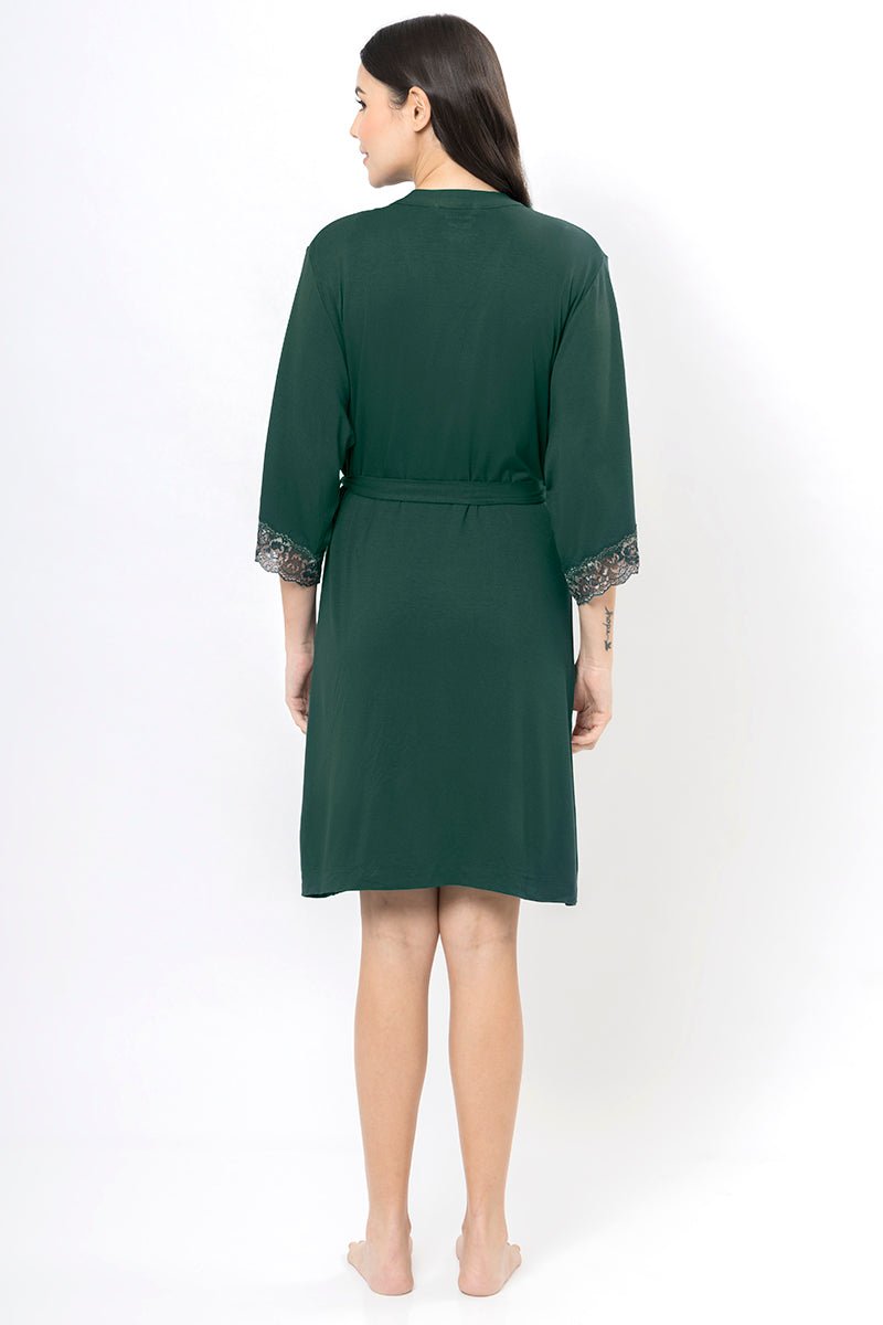 Lace Touch Sleep Robe  - amanté Sleepwear - Image 2 of 6