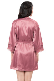 Eternal Bliss Lace Robe  - amanté Sleepwear