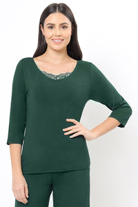 Lace Touch Sleep Top S / Botanical Gardens - amanté Sleepwear thumbnail 1