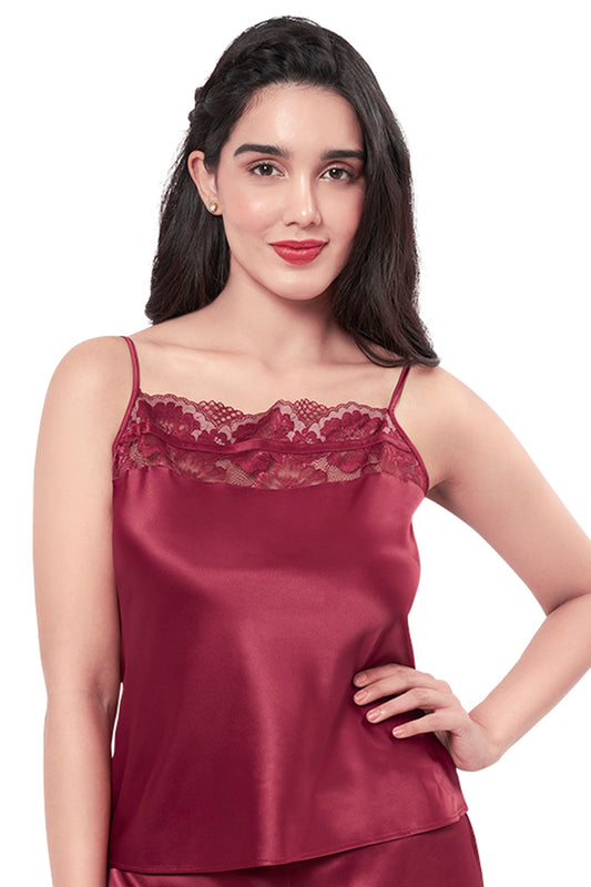 Eternal Bliss Cami S / Red Berry - amanté Sleepwear