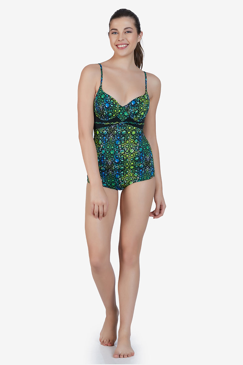 One Piece With Gaped Back  - amanté Pantie