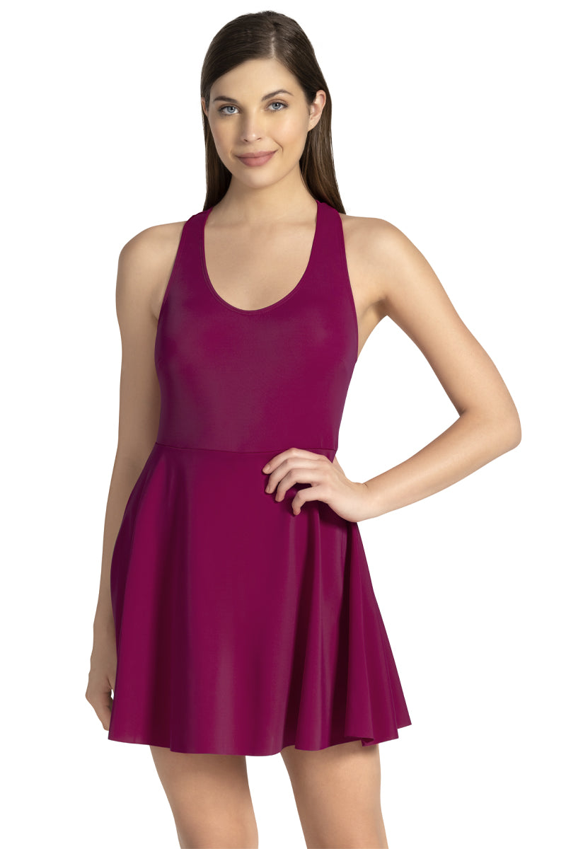 Racerback Swim Dress S / Amaranta - amanté Swimwear