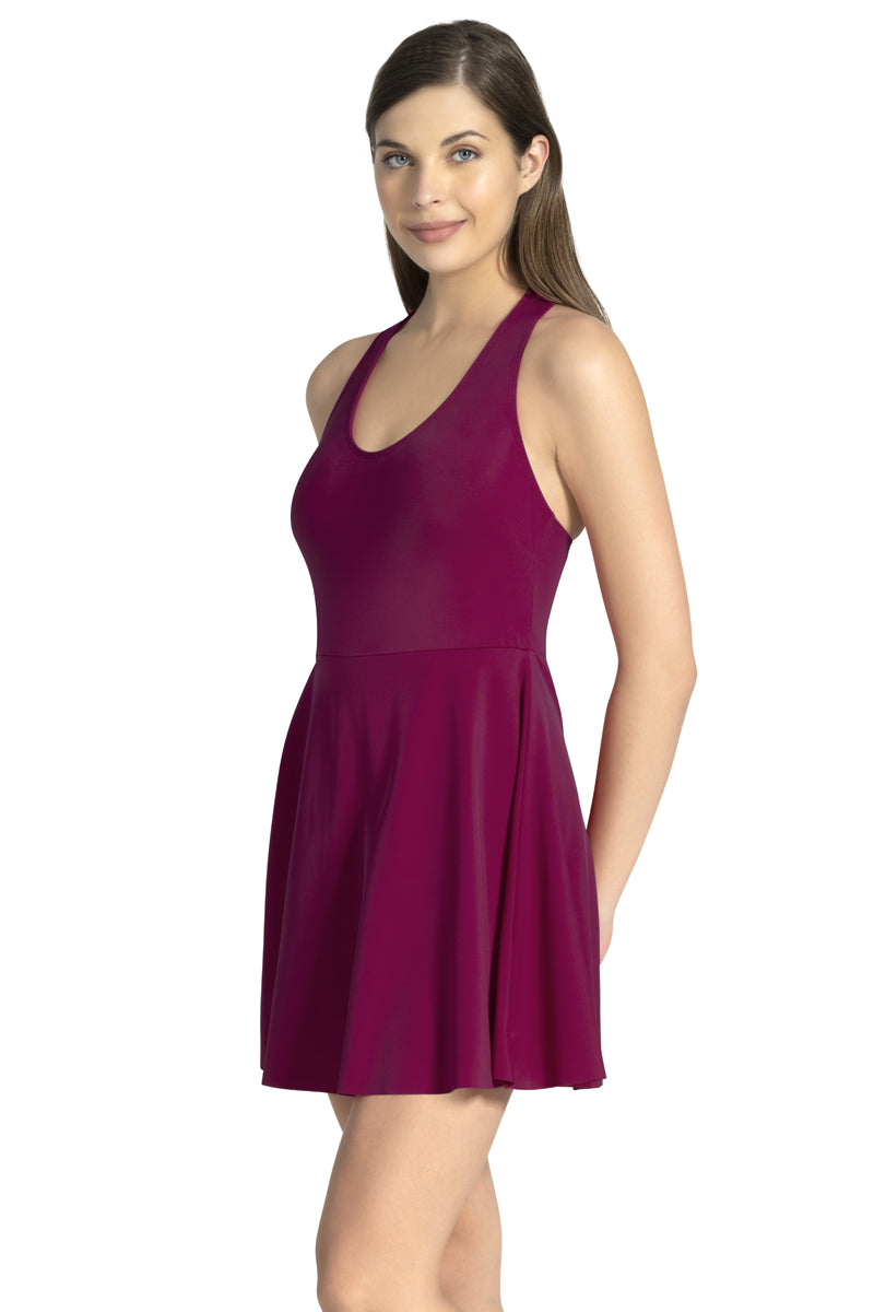 Racerback Swim Dress  - amanté Swimwear