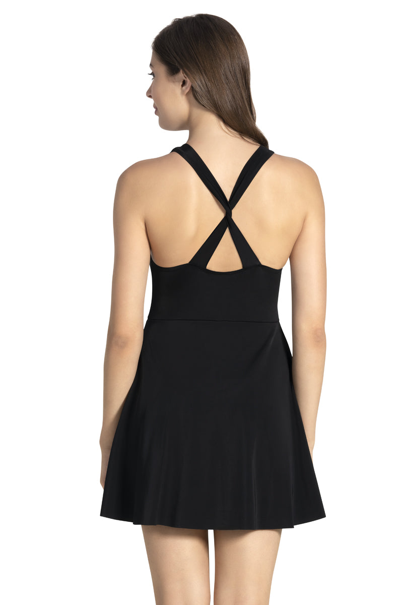 Racerback Swim Dress  - amanté Swimwear