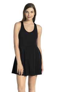 Racerback Swim Dress S / Black - amanté Swimwear thumbnail 3