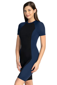 Leg Suit With Sleeves Swimwear  - amanté Swimwear thumbnail 4