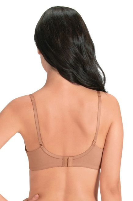Signature Cotton Padded Wired Bra  - amanté Bra - Image 8 of 12