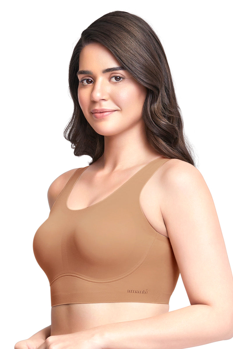 Skins Support Scoop Neck Bra  - amanté Bra - Image 3 of 6