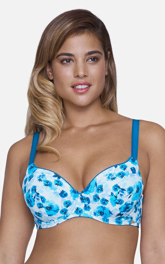 Summer Bloom Bra 34C / Imperial Blue - amanté Bra