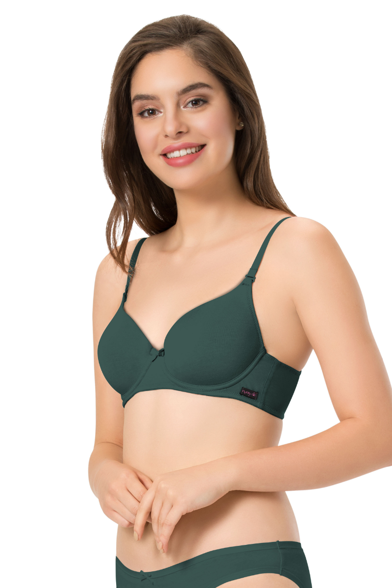 Carefree Confidence Bra 32B / Bistro Green - amanté Bra