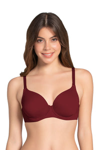 Smooth Moves Wired Bra 32B / Sun Dried Tomato - amanté Bra thumbnail 2